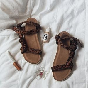 Cheetah sandals